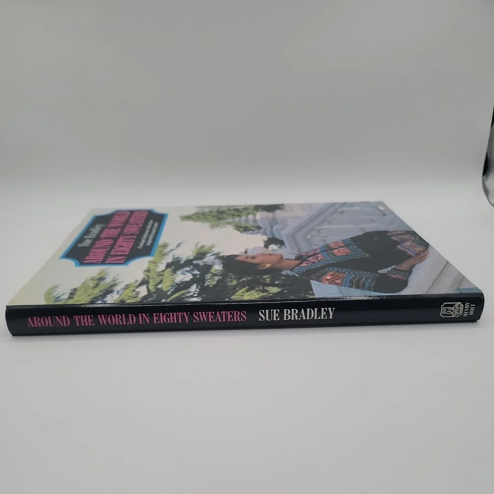 BOOK Around the world in Eighty sweaters SUE BRADLEY hc Knitwear knitting crafts